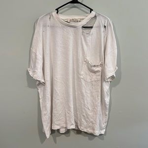 We The Free white top with holes